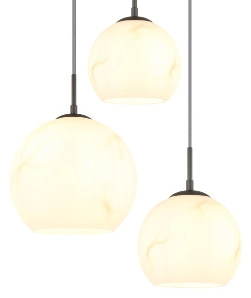 Globo 15999M-5HR - Závesné svietidlo na lanku RAGUSA 5xE27/60W/230V pr. 75 cm