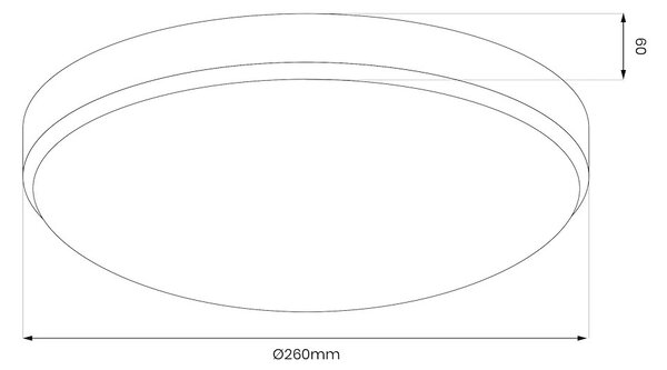 Stropné LED svietidlo Maya, 1x LED 10w, 4000k, ch