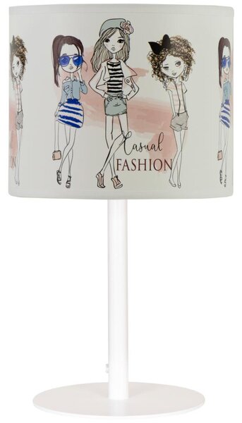 Detská stolná lampa GIRLS VIBES 1xE27/60W/230V pr. 18 cm pre dievčatá