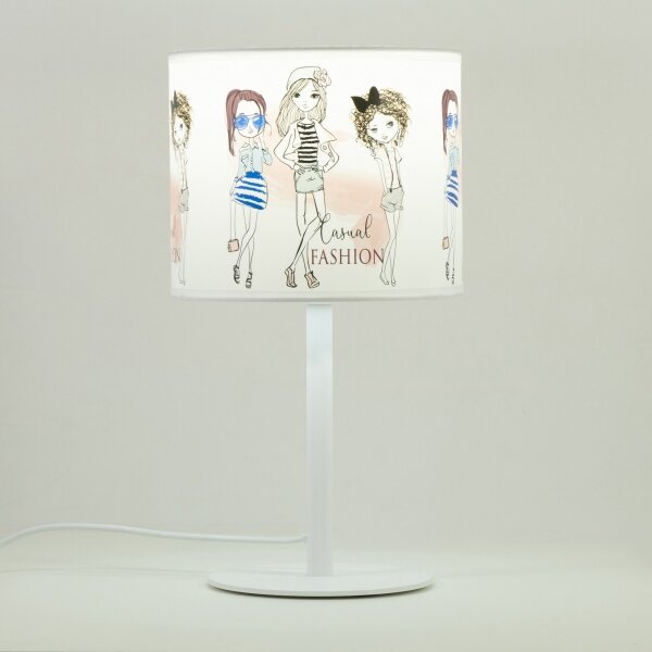 Detská stolná lampa GIRLS VIBES 1xE27/60W/230V pr. 18 cm pre dievčatá
