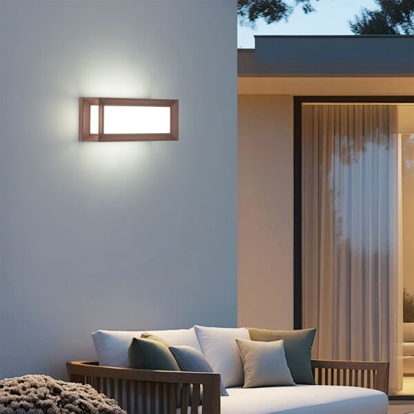 Brilagi - Vonkajšie nástenné svietidlo PARKER 1xE27/60W/230V hnedé IP44