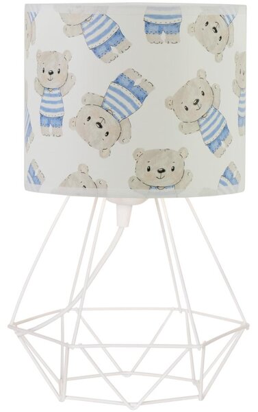 Detská stolná lampa KIDS ROOM 1xE27/60W/230V, priemer 18 cm, medvedík