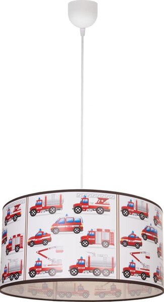 Detský luster KIDS ROOM 1xE27/60W/230V pr. 40 cm hasiči