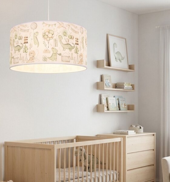 Detský luster KIDS ROOM 1xE27/60W/230V pr. 40 cm dinosaurus