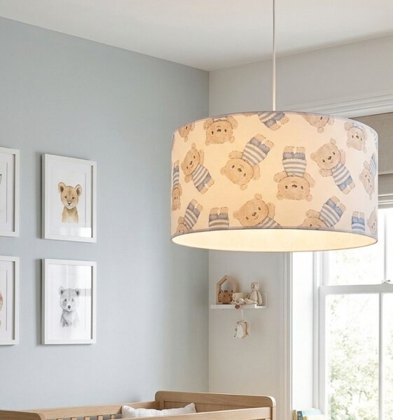 Detský luster KIDS ROOM 1xE27/60W/230V pr. 40 cm medvedík