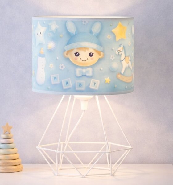 Detská stolná lampa KIDS ROOM 1xE27/60W/230V pr. 18 cm kozmonaut