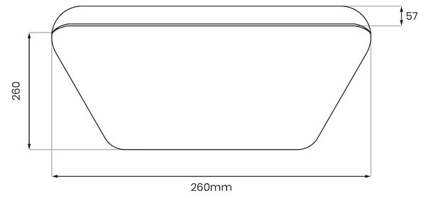 Stropné LED svietidlo Nemo, 1x LED 11w, 4000k, ch
