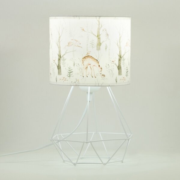 Detská stolná lampa KIDS ROOM 1xE27/60W/230V pr. 18 cm zvieratká