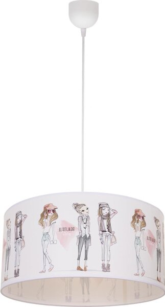 Detský luster GIRLS VIBES 1xE27/60W/230V priemer 40 cm pre dievčatá