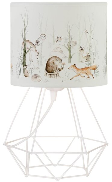 Detská stolná lampa KIDS ROOM 1xE27/60W/230V, priemer 18 cm, zvieratká