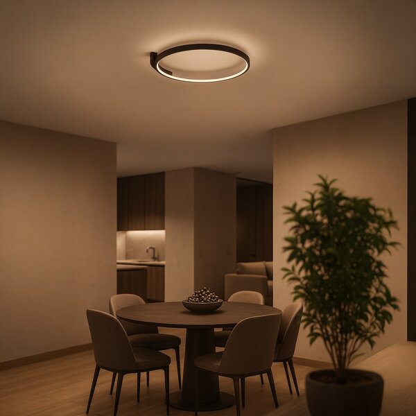 Stropné LED svietidlo Luna, 1x LED 18w, 4000k, b