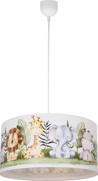 Detský luster KIDS ROOM 1xE27/60W/230V pr. 40 cm džungľa