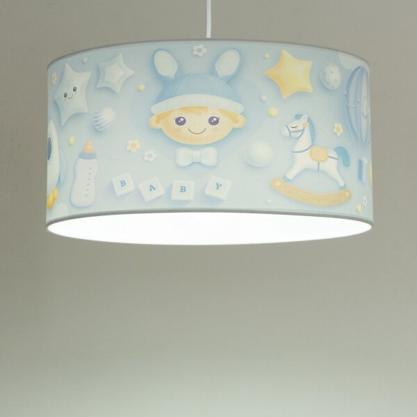Detský luster KIDS ROOM 1xE27/60W/230V, priemer 40 cm, kozmonaut
