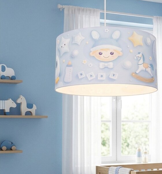 Detský luster KIDS ROOM 1xE27/60W/230V, priemer 40 cm, kozmonaut