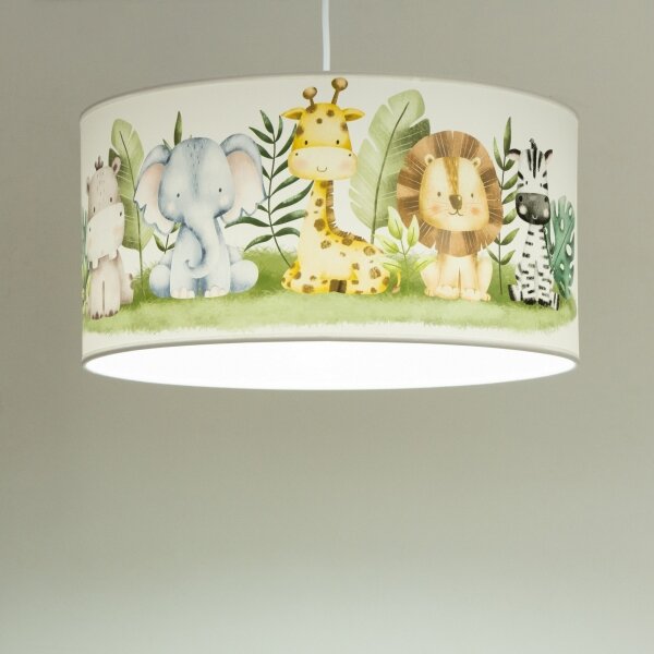Detský luster KIDS ROOM 1xE27/60W/230V pr. 40 cm džungľa