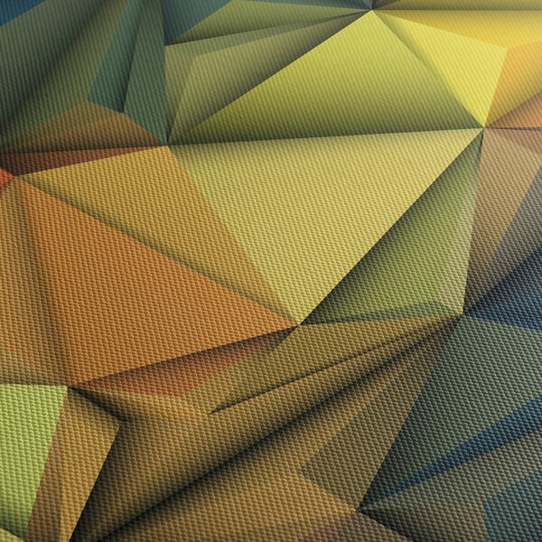 Obraz - Polygonálna 3D abstrakcia (90x60 cm)