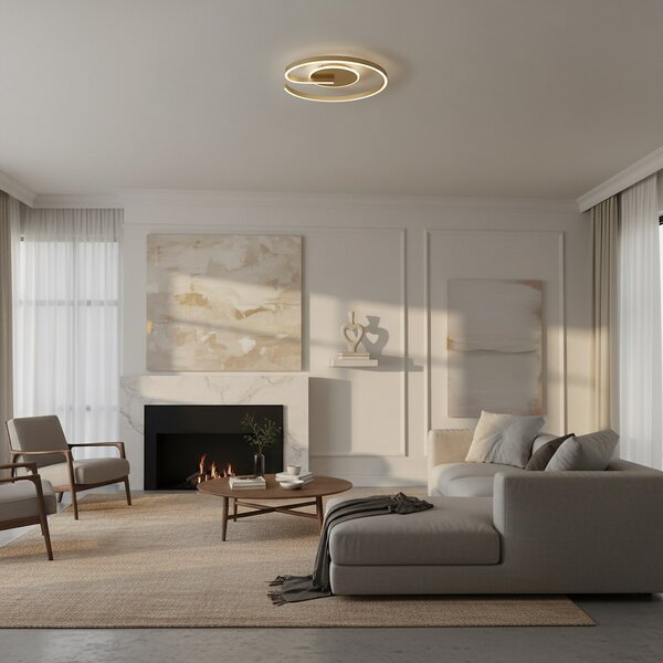 Stropné LED svietidlo Lorenzo, 1x LED 22w, 4000k, g