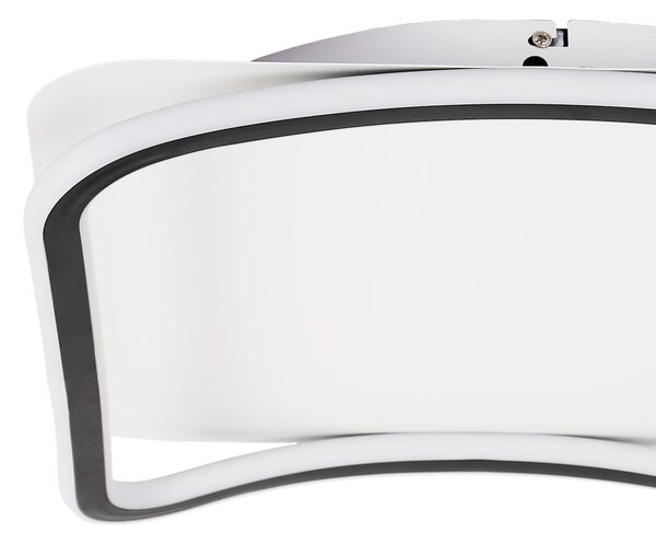 Stropné LED svietidlo Cali Square, 1x LED 30w, 4000k, b