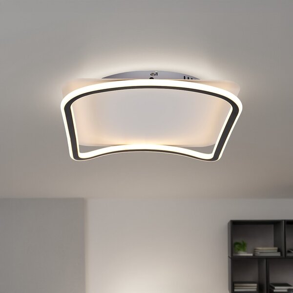 Stropné LED svietidlo Cali Square, 1x LED 30w, 4000k, b