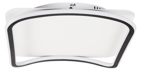 Stropné LED svietidlo Cali Square, 1x LED 30w, 4000k, b