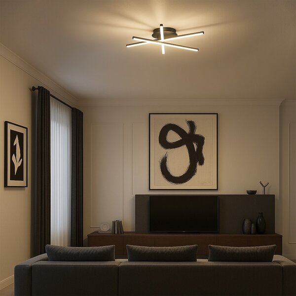 Stropné LED svietidlo Stick, 3x LED 12w, 4000k, b