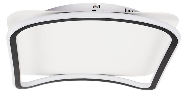 Stropné LED svietidlo Cali Square, 1x LED 30w, 4000k, b