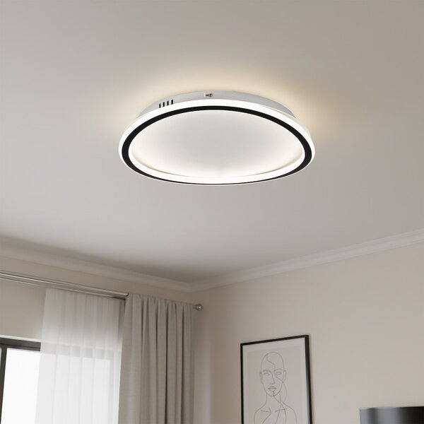 Stropné LED svietidlo Cali Round, 1x LED 30w, 4000k, b