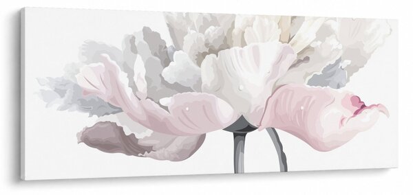 Obraz - Kvet ruže (120x50 cm)