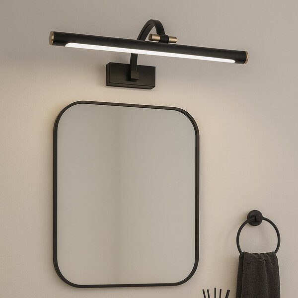 Nástenné LED svietidlo Vinci, 1x LED 15w, 4000k, (fi 60cm), b/g
