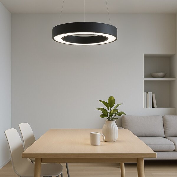 Závesné LED svietidlo Union, 1x LED 40w, 3000-6000k, b