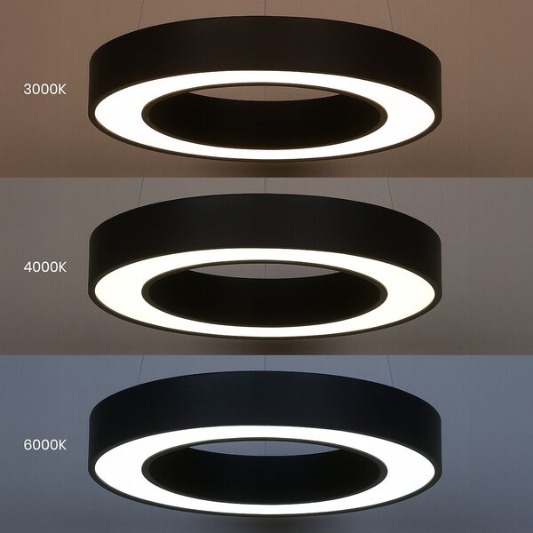 Závesné LED svietidlo Union, 1x LED 40w, 3000-6000k, b