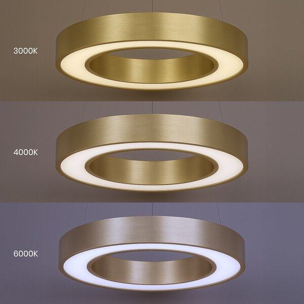 Závesné LED svietidlo Union, 1x LED 40w, 3000-6000k, g