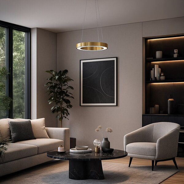 Závesné LED svietidlo Union, 1x LED 40w, 3000-6000k, g