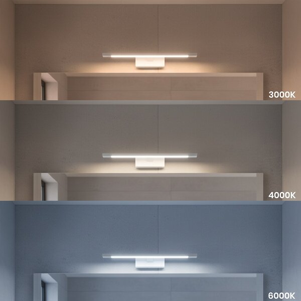 Nástenné LED svietidlo Klimt, 1x LED 8w, 3000-6000k, (40 cm), w