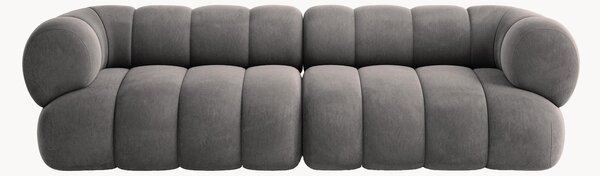 Zamatová pohovka Koge (3-miestna), Š 240 cm