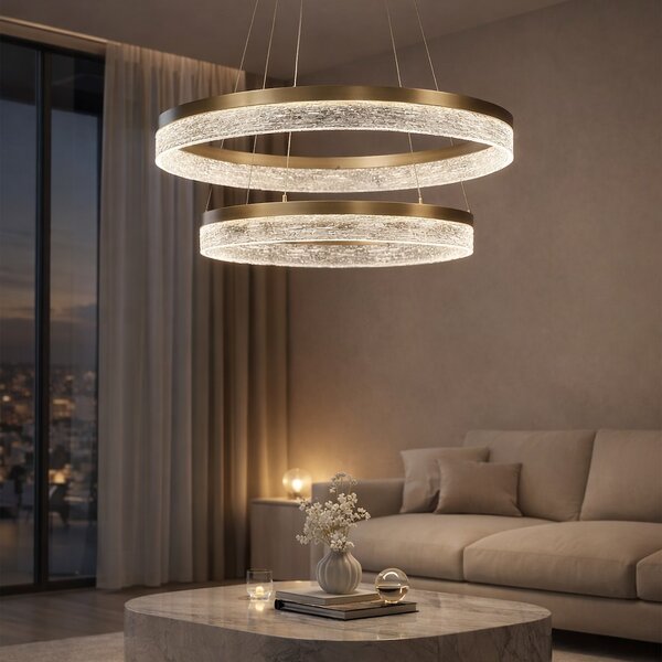 Závesné LED svietidlo Gala, 2x LED 54w, 4000k, g