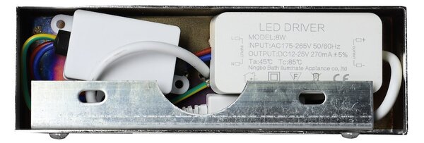 Nástenné LED svietidlo Klimt, 1x LED 8w, 3000-6000k, (40 cm), ch