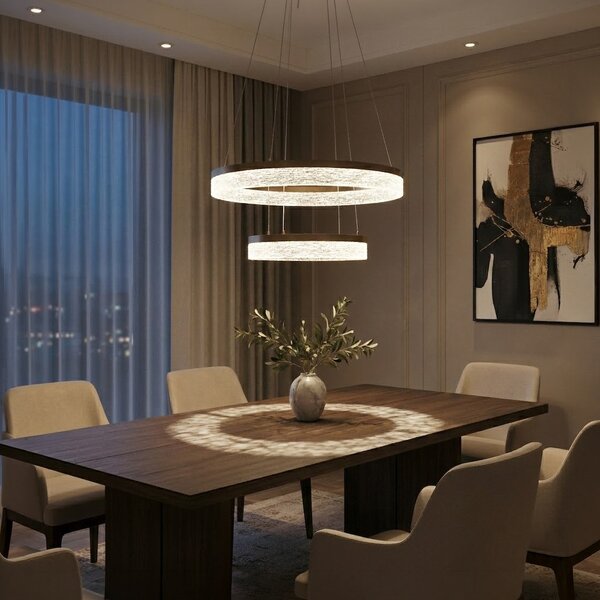 Závesné LED svietidlo Gala, 2x LED 54w, 4000k, g
