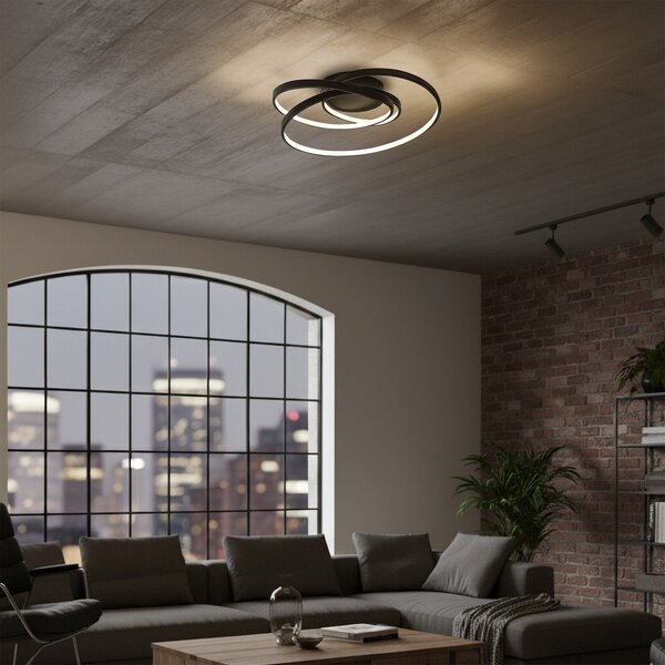 Stropné LED svietidlo Turner, 1x LED 32w, 4000k, b