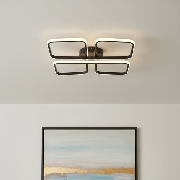Stropné LED svietidlo Hidalgo, 1x LED 40w, 4000k, b