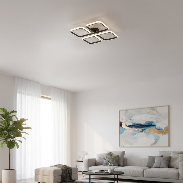 Stropné LED svietidlo Hidalgo, 1x LED 40w, 4000k, b