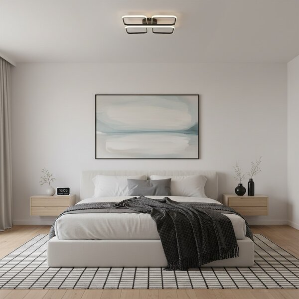 Stropné LED svietidlo Hidalgo, 1x LED 40w, 4000k, b