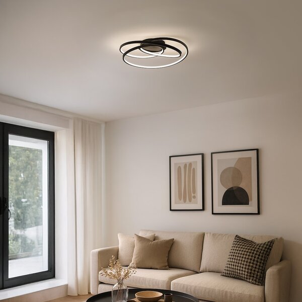 Stropné LED svietidlo Turner, 1x LED 32w, 4000k, b