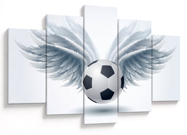 Obraz - Balón s krídlami (150x105 cm)