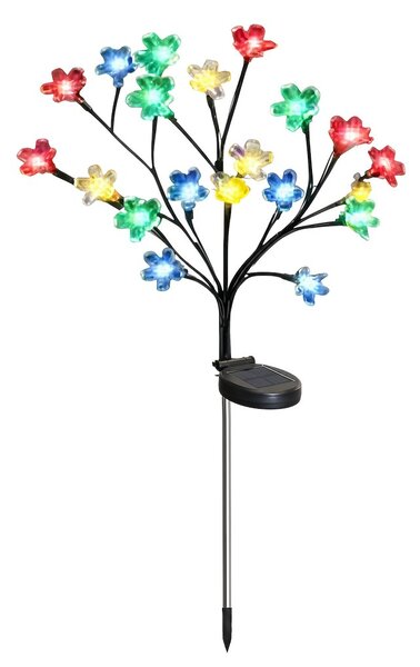 Exteriérové solárne zapichovacie svietidlo Tree, RGB