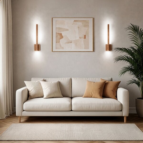BRILAGI - LED Nástenné svietidlo GARDALINE LED/90W/230V 60 cm dub