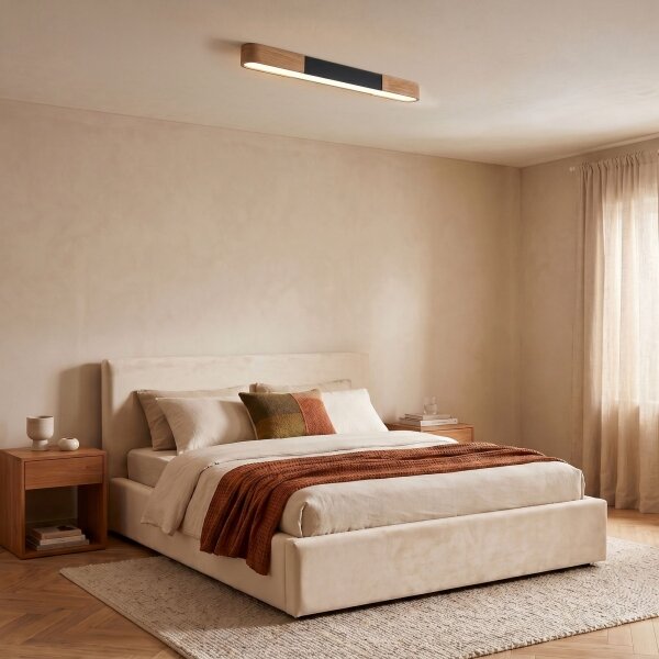 BRILAGI - LED Stropné svietidlo GARDALINE LED/100W/230V 80 cm dub/čierna