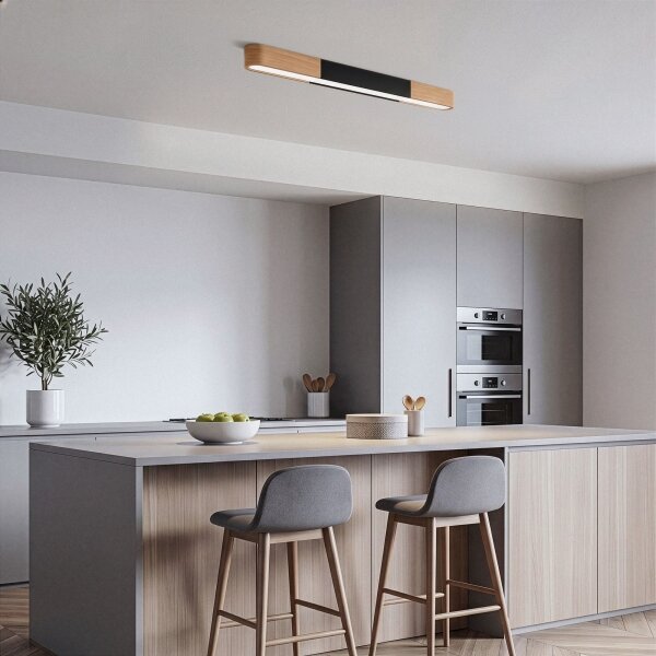 BRILAGI - LED Stropné svietidlo GARDALINE LED/100W/230V 80 cm dub/čierna