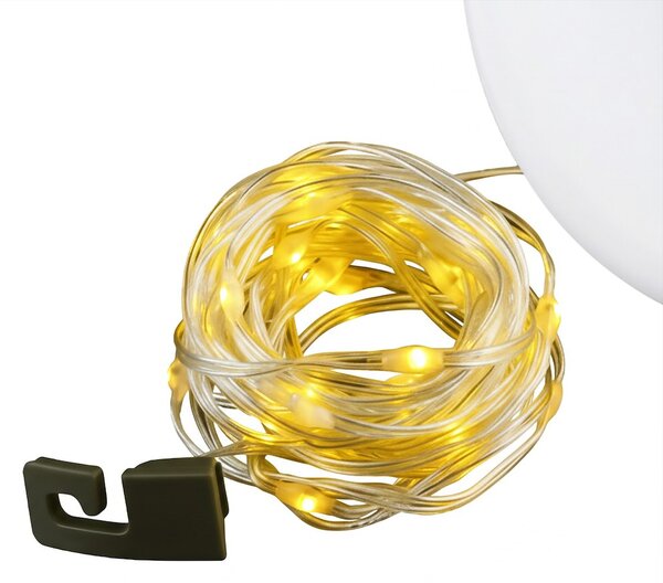 Solárna LED svetelná reťaz Mira, 3000k