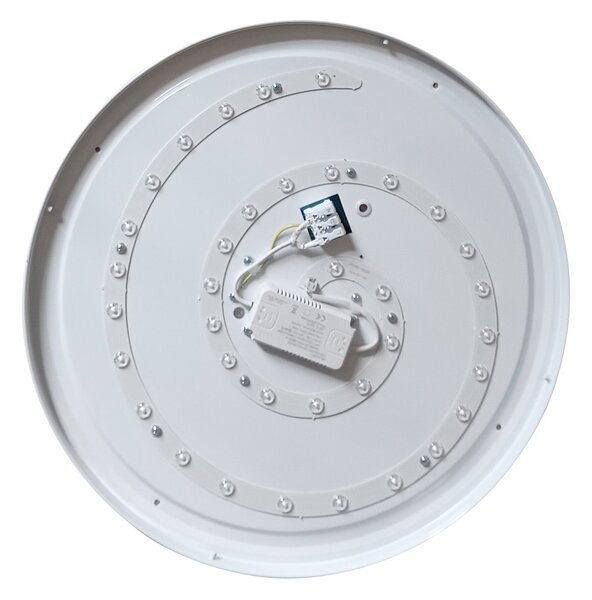 Stropné LED svietidlo Forest, 1x LED 24w, 4000k, (fi 39cm), imitácia dreva